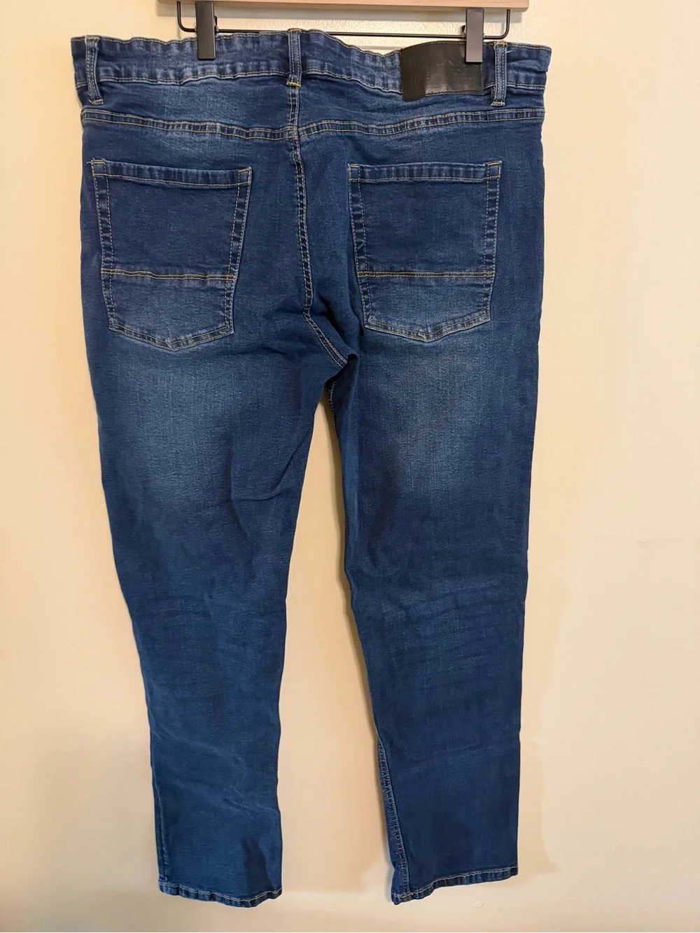 London Fog Men’s Slim Dark Blue Stretch Jeans